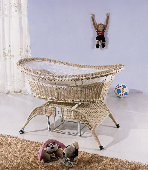 Колыбель Joom oval beige с электронным укачиванием